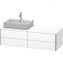 Duravit XS4913L1818 - Duravit XSquare Four Drawer Vanity Unit For Console White