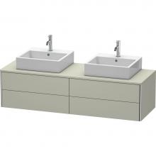 Duravit XS4917B6060 - Duravit XSquare Four Drawer Vanity Unit For Console Taupe