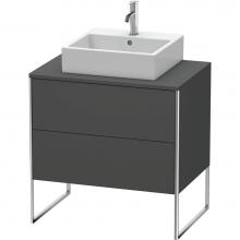 Duravit XS492004949 - Duravit XSquare Two Drawer Vanity Unit For Console Graphite
