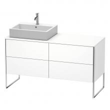 Duravit XS4923L1818 - Duravit XSquare Four Drawer Vanity Unit For Console White