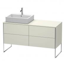 Duravit XS4923L9191 - Duravit XSquare Four Drawer Vanity Unit For Console Taupe