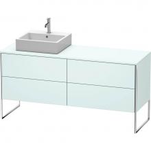 Duravit XS4924L0909 - Duravit XSquare Vanity Unit for Console  Light Blue Matte