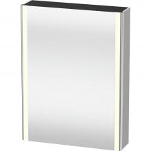 Duravit XS7111L0707 - Duravit XSquare Mirror Cabinet with Lighting Concrete Gray