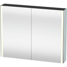 Duravit XS711300909 - Duravit XSquare Mirror Cabinet with lighting  Light Blue Matte