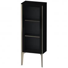 Duravit XV1360LB140 - Duravit XViu Semi-Tall Cabinet Black