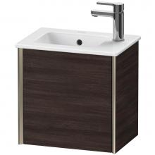 Duravit XV4024LB153 - Duravit XViu One Door Wall-Mount Vanity Unit Chestnut Dark