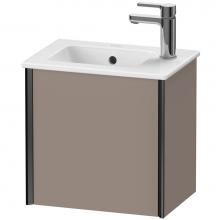 Duravit XV4024LB243 - Duravit XViu One Door Wall-Mount Vanity Unit Basalt