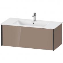 Duravit XV40270B286 - Duravit XViu One Drawer Wall-Mount Vanity Unit Cappuccino