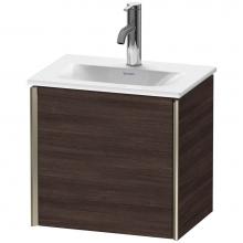 Duravit XV4030LB153 - Duravit XViu One Door Wall-Mount Vanity Unit Chestnut Dark