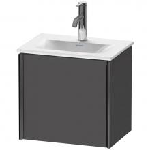 Duravit XV4030RB249 - XViu One Door Wall-Mount Vanity Unit Graphite