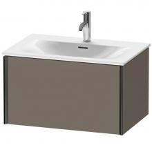 Duravit XV40330B290 - Duravit XViu One Drawer Wall-Mount Vanity Unit Flannel Gray