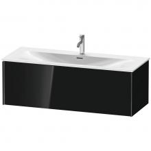 Duravit XV40360B240 - XViu One Drawer Wall-Mount Vanity Unit Black