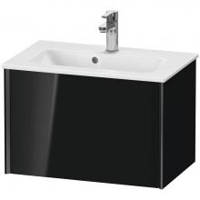 Duravit XV40780B240 - XViu One Drawer Wall-Mount Vanity Unit Black