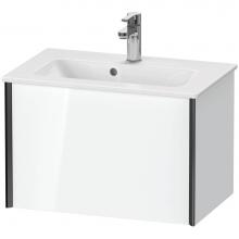 Duravit XV40780B285 - XViu One Drawer Wall-Mount Vanity Unit White