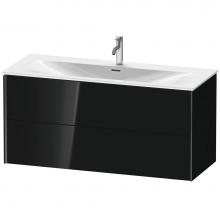 Duravit XV41360B240 - XViu Two Drawer Wall-Mount Vanity Unit Black