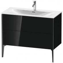 Duravit XV43030B240 - XViu Two Drawer Floorstanding Vanity Unit Black