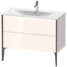 Duravit XV43030B285 - XViu Two Drawer Floorstanding Vanity Unit White