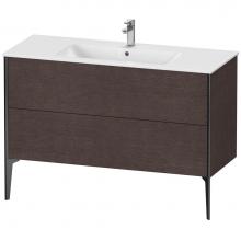 Duravit XV44840B272 - XViu Two Drawer Floorstanding Vanity Unit Dark Brushed Oak