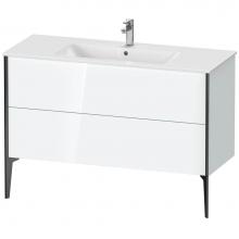 Duravit XV44840B285 - XViu Two Drawer Floorstanding Vanity Unit White