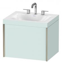 Duravit XV4609TB109C - Duravit XViu C-Bonded Wall-Mounted Vanity  Light Blue Matte