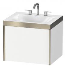 Duravit XV4609TB118P - Duravit XViu C-Bonded Wall-Mounted Vanity  White Matte