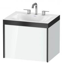 Duravit XV4609TB285P - Duravit XViu C-Bonded Wall-Mounted Vanity  White High Gloss