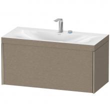 Duravit XV4611EB111C - Duravit XViu One Drawer C-Bonded Wall-Mount Vanity Kit Cashmere Oak