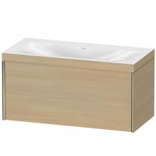 Duravit XV4611NB171C - Duravit XViu One Drawer C-Bonded Wall-Mount Vanity Kit Mediterranean Oak