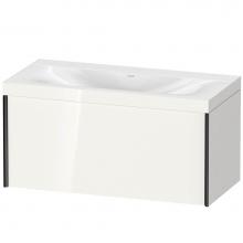 Duravit XV4611NB222C - XViu One Drawer C-Bonded Wall-Mount Vanity Kit White