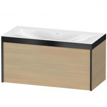 Duravit XV4611NB271P - Duravit XViu One Drawer C-Bonded Wall-Mount Vanity Kit Mediterranean Oak