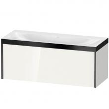 Duravit XV4612NB222P - XViu One Drawer C-Bonded Wall-Mount Vanity Kit White