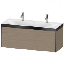 Duravit XV4613OB235P - XViu One Drawer C-Bonded Wall-Mount Vanity Kit Oak Terra