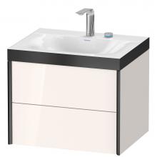 Duravit XV4614EB222P - XViu Two Drawer C-Bonded Wall-Mount Vanity Kit White