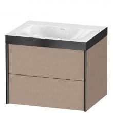 Duravit XV4614NB275P - XViu Two Drawer C-Bonded Wall-Mount Vanity Kit Linen