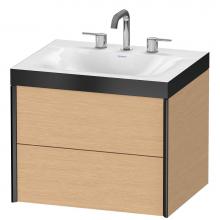 Duravit XV4614TB212P - Duravit XViu C-Bonded Wall-Mounted Vanity  Brushed Oak