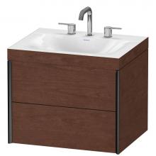 Duravit XV4614TB213C - Duravit XViu C-Bonded Wall-Mounted Vanity  American Walnut