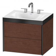 Duravit XV4614TB213P - Duravit XViu C-Bonded Wall-Mounted Vanity  American Walnut