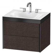 Duravit XV4614TB272P - Duravit XViu C-Bonded Wall-Mounted Vanity  Brushed Dark Oak