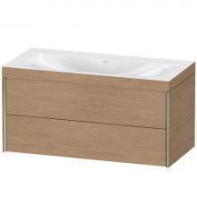 Duravit XV4616NB152C - Duravit XViu Two Drawer C-Bonded Wall-Mount Vanity Kit European Oak