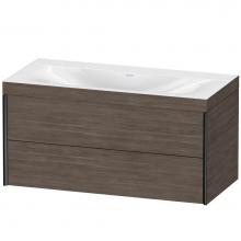 Duravit XV4616NB251C - Duravit XViu Two Drawer C-Bonded Wall-Mount Vanity Kit Pine Terra