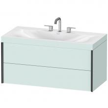 Duravit XV4616TB209C - Duravit XViu C-Bonded Wall-Mounted Vanity  Light Blue Matte