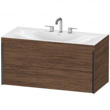 Duravit XV4616TB221C - Duravit XViu C-Bonded Wall-Mounted Vanity  Dark Walnut