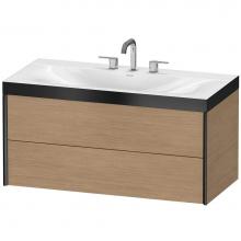 Duravit XV4616TB252P - Duravit XViu C-Bonded Wall-Mounted Vanity  European Oak