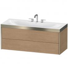 Duravit XV4617TB152P - Duravit XViu C-Bonded Wall-Mounted Vanity  European Oak