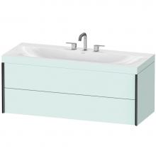 Duravit XV4617TB209C - Duravit XViu C-Bonded Wall-Mounted Vanity  Light Blue Matte