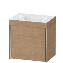 Duravit XV4630NB152C - Duravit XViu One Door C-Bonded Wall-Mount Vanity Kit European Oak