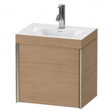 Duravit XV4630OB152C - Duravit XViu One Door C-Bonded Wall-Mount Vanity Kit European Oak