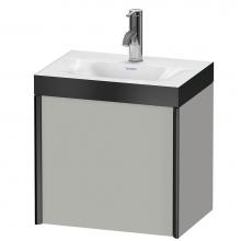 Duravit XV4630OB207P - XViu One Door C-Bonded Wall-Mount Vanity Kit Concrete Gray