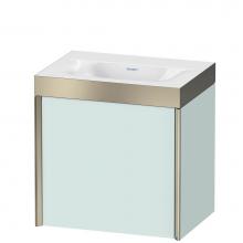 Duravit XV4631NB109P - Duravit XViu One Door C-Bonded Wall-Mount Vanity Kit Light Blue