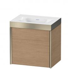 Duravit XV4631NB152P - Duravit XViu One Door C-Bonded Wall-Mount Vanity Kit European Oak